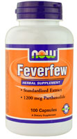 Feverfew -- 100 Capsules (Капсулы) NOW Foods