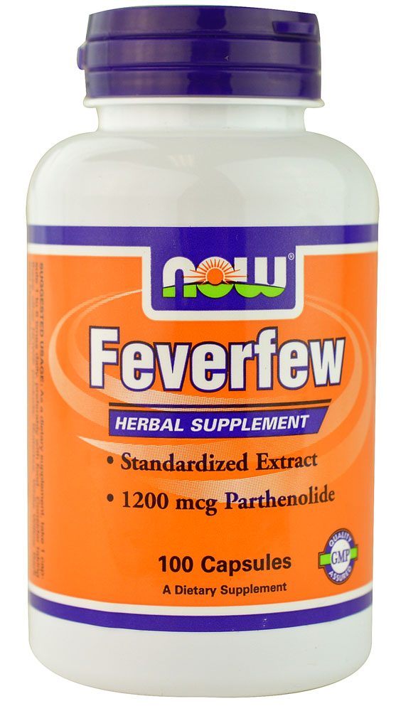 Feverfew -- 100 Capsules (Капсулы) NOW Foods