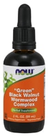 Fresh Green Black Walnut Wormwood Complex -- 2 fl oz (Жидкие унции) NOW Foods