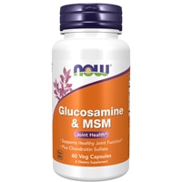 Глюкозамин и МСМ - 60 капсул NOW Foods