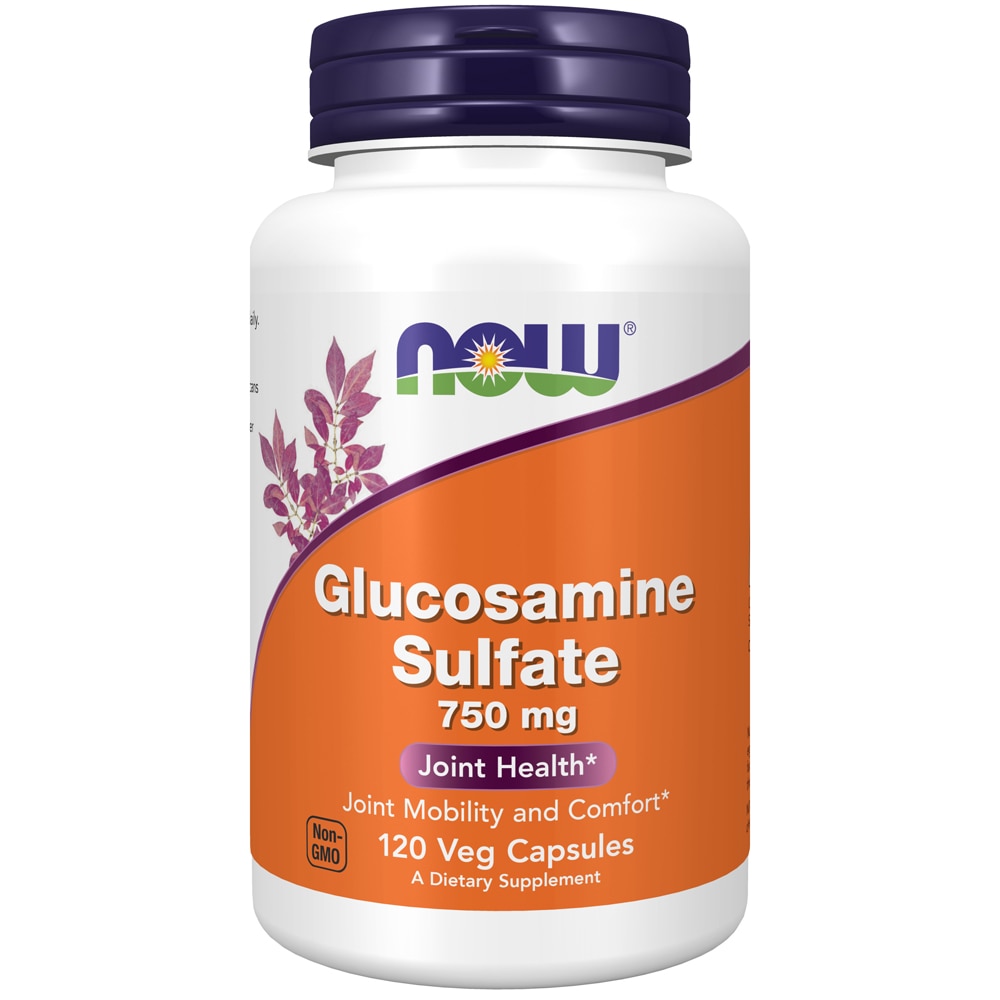 Сульфат глюкозамина NOW -- 750 мг -- 120 капсул NOW Foods