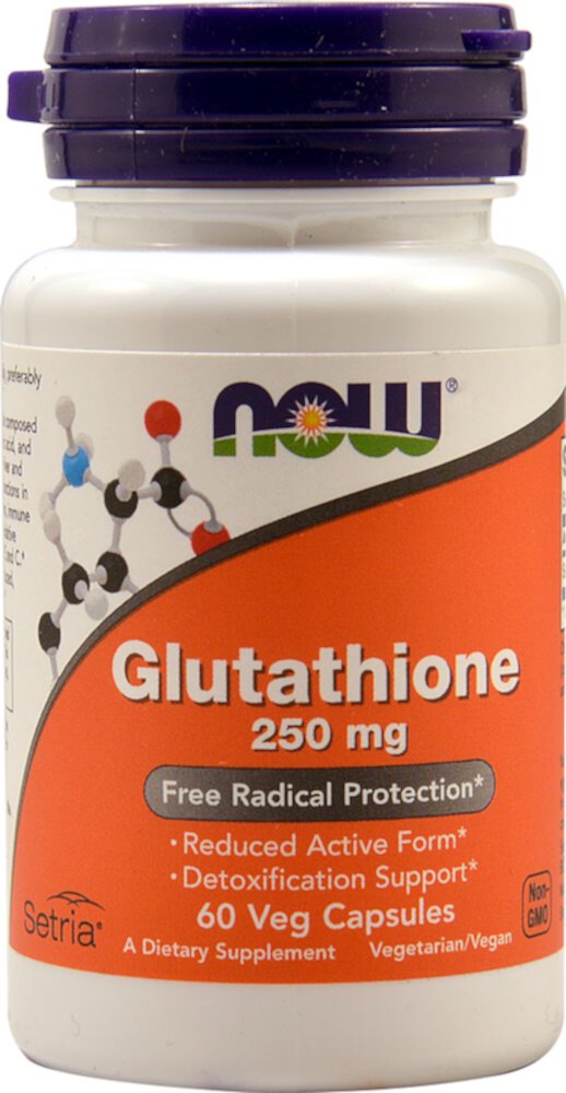Глутатион - 250 мг - 60 вегетарианских капсул - NOW Foods NOW Foods