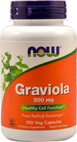 СЕЙЧАС Гравиола -- 500 мг -- 100 растительных капсул NOW Foods