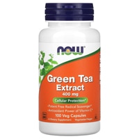 Экстракт зеленого чая - 400 мг - 100 капсул - NOW Foods NOW Foods