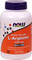 L-Arginine Двойная Сила - 1000 мг - 120 таблеток - NOW Foods NOW Foods