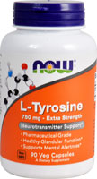 L-Тирозин - 750 мг - 90 капсул - NOW Foods NOW Foods