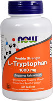 L-Tryptophan -- 1000 mg - 60 Tablets (Таблетки) NOW Foods