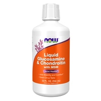 Liquid (Жидкость) Glucosamine & Chondroitin with MSM -- 32 fl oz (Жидкие унции) NOW Foods