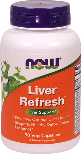 Liver Refresher -- 90 Vegetarian Caplets NOW Foods