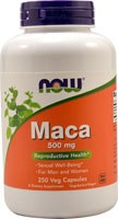 Мака -- 500 мг -- 250 растительных капсул NOW Foods