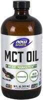 NOW MCT Oil Vanilla Hazelnut — 16 жидких унций NOW Foods
