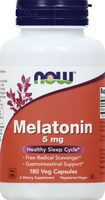 Мелатонин - 5 мг - 180 вегетарианских капсул - NOW Foods NOW Foods