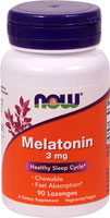 Мелатонин - 3 мг - 90 таблеток для рассасывания - NOW Foods NOW Foods