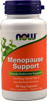 Menopause Support -- 90 Vegetarian Capsules (Вегетарианские капсулы) NOW Foods