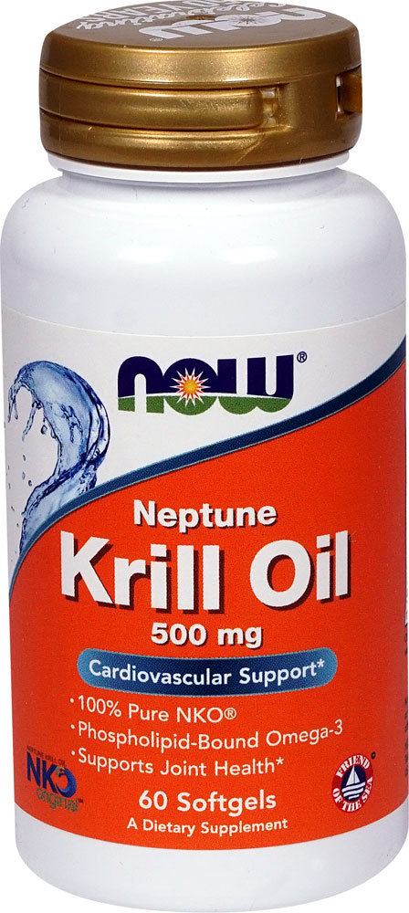 Neptune Krill Oil -- 500 mg - 60 Softgels (Мягкие капсулы) NOW Foods