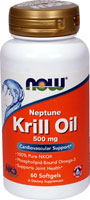 Neptune Krill Oil -- 500 mg - 60 Softgels (Мягкие капсулы) NOW Foods