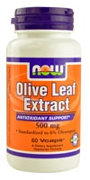 Экстракт листьев оливы — 500 мг — 60 капсул Vcaps® NOW Foods