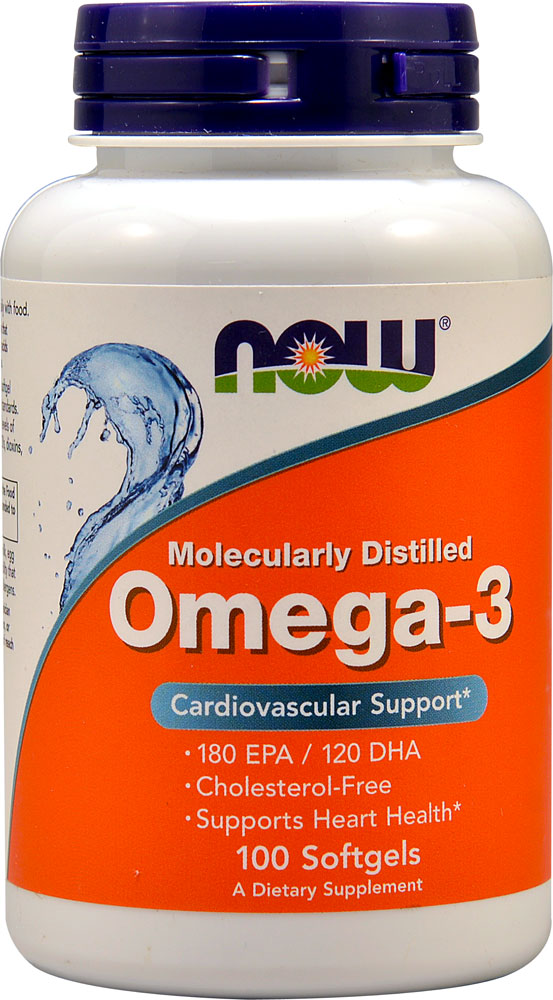 Omega-3 - 100 капсул - NOW Foods NOW Foods