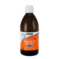 Omega-3 Рыбий жир с лимоном - 500мл - NOW Foods NOW Foods