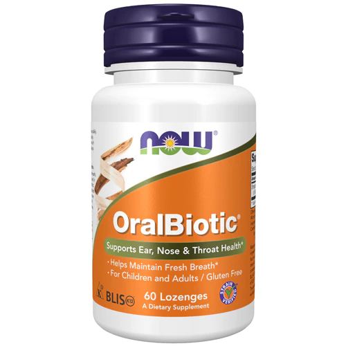 OralBiotic™ - 60 таблеток - NOW Foods NOW Foods