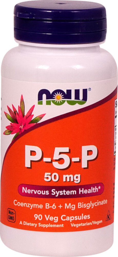 P-5-P - 50 мг - 90 растительных капсул - NOW Foods NOW Foods