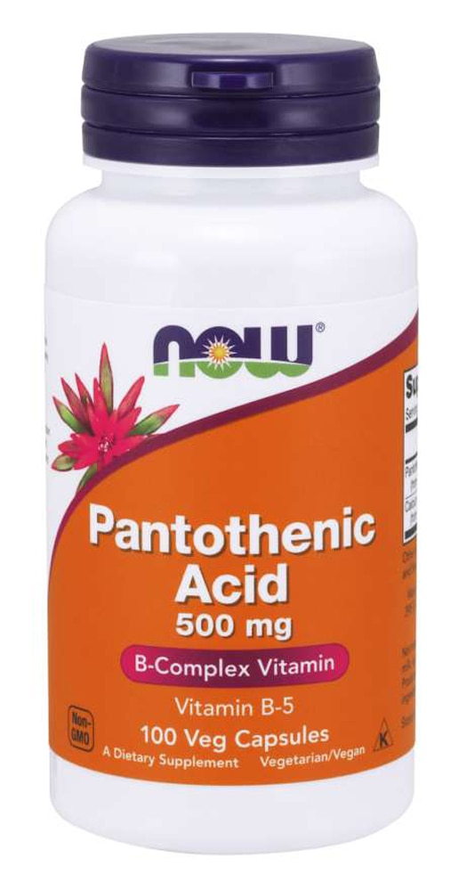 Пантотеновая кислота - 500 мг - 100 капсул - NOW Foods NOW Foods
