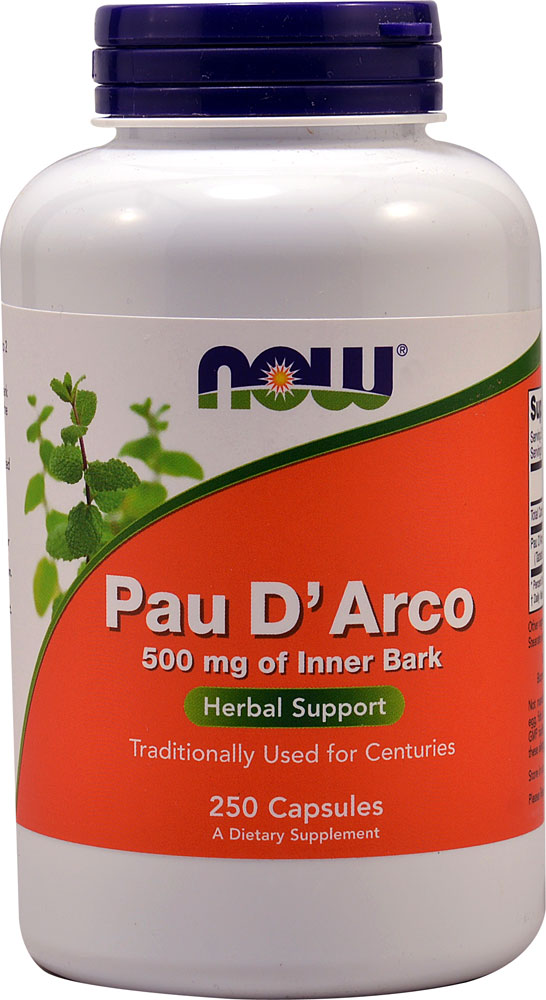 Pau D'Arco - 500 мг внутренней коры - 250 капсул - NOW Foods NOW Foods