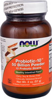 Probiotic-10™ 50 Billion Powder (Порошок) -- 2 oz (Унции) NOW Foods