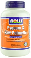 Pygeum & Saw Palmetto -- 120 Softgels (Мягкие капсулы) NOW Foods