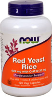 Красный дрожжевой рис NOW - 120 растительных капсул NOW Foods