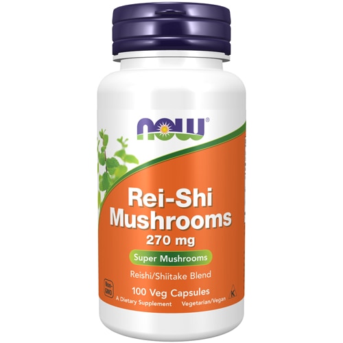 Rei-Shi Mushrooms -- 270 mg - 100 Capsules (Капсулы) NOW Foods