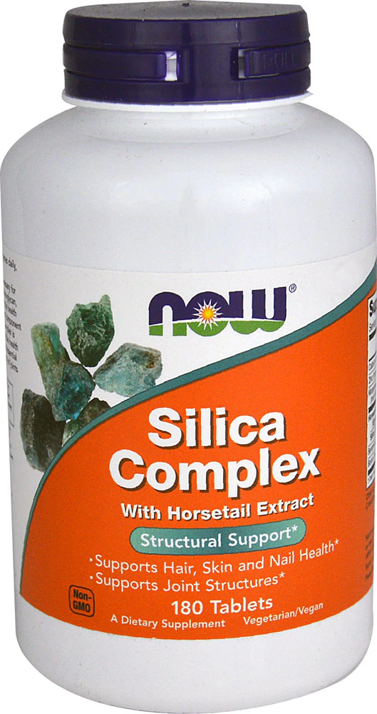 NOW Silica Complex with Horsetail Extract -- 180 Tablets NOW Foods