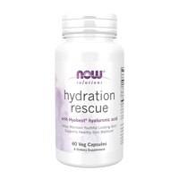 Solutions Hydration Rescue с гиалуроновой кислотой Hyabest® -- 60 растительных капсул NOW Foods