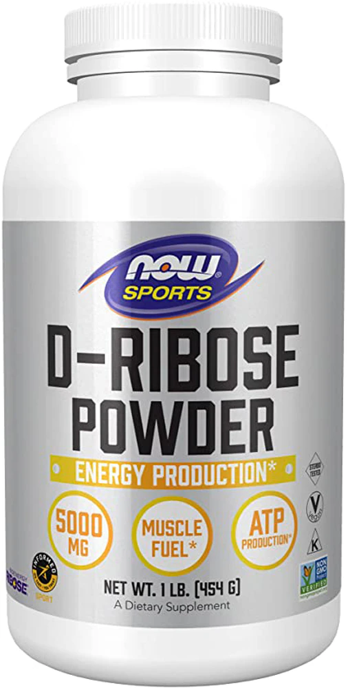 Sports D-Ribose Powder (Порошок) - Informed Sport Certified -- 1 lb (Фунты) NOW Foods