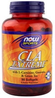 Sports CLA Extreme -- 90 Softgels (Мягкие капсулы) NOW Foods