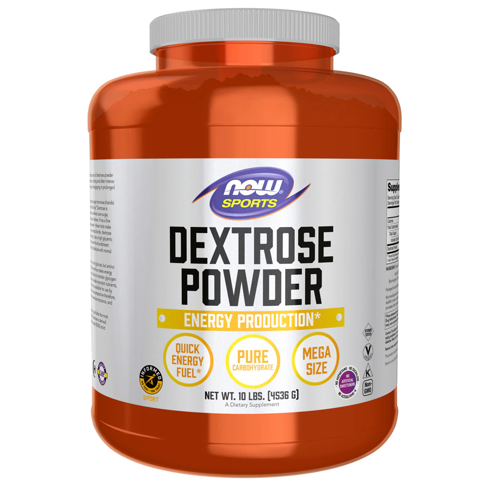 Sports Dextrose Powder (Порошок) - Informed Sport Certified -- 10 lbs NOW Foods