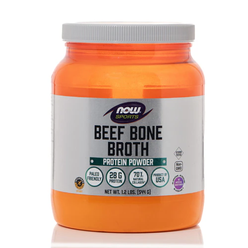 Sports Beef Broth - Informed Sport Certified -- 1.2 lbs NOW Foods