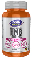 HMB Double Strength - Informed Sport Certified -- 1000 mg - 90 Tablets (Таблетки) NOW Foods