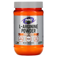 Sports L-Arginine Powder (Порошок) - Informed Sport Certified -- 1 lb (Фунты) NOW Foods