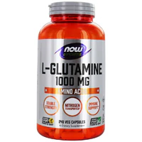 Sports L-Glutamine - Informed Sport Certified -- 1000 mg - 240 Capsules (Капсулы) NOW Foods