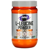 Sports L-Leucine Powder (Порошок) - Informed Sport Certified -- 9 oz (Унции) NOW Foods