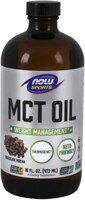 Sports MCT Oil Chocolate Mocha -- 16 fl oz (Жидкие унции) NOW Foods