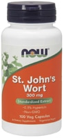 St. John's Wort -- 300 mg - 100 Veg Capsules (Вегетарианские капсулы) NOW Foods