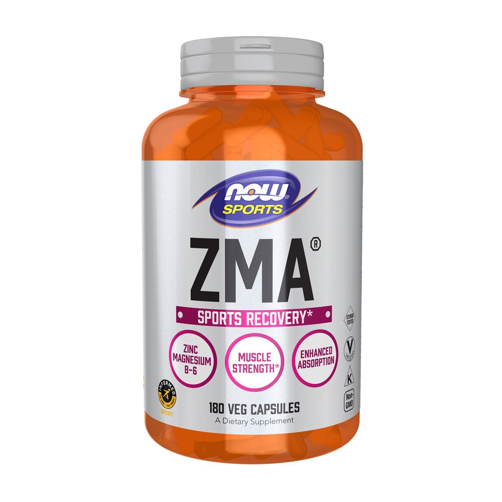 Sports ZMA Sports Recovery - Informed Sport Certified -- 180 Capsules (Капсулы) NOW Foods