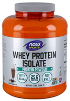 Sports Whey Protein Isolate - Informed Sport Certified Creamy Chocolate -- 5 lbs NOW Foods