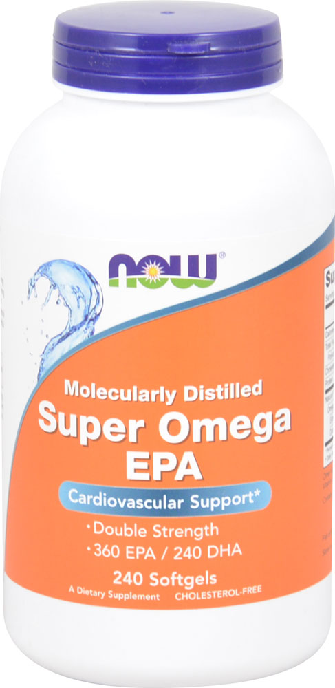Super Omega EPA - 240 капсул - NOW Foods NOW Foods