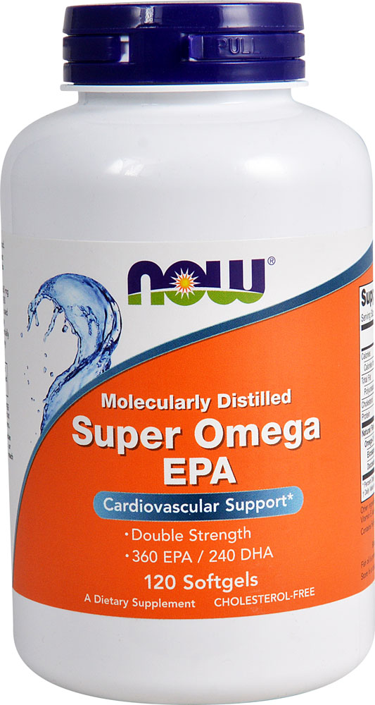 Super Omega EPA - 120 капсул - NOW Foods NOW Foods