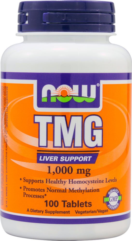 TMG - 1000 мг - 100 таблеток - NOW Foods NOW Foods