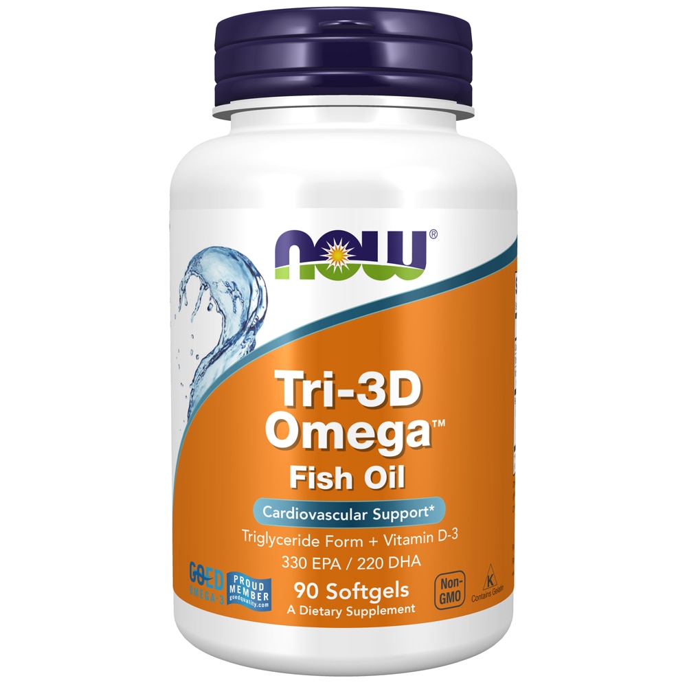 Tri-3D Omega - 90 мягких капсул - NOW Foods NOW Foods