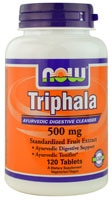 Triphala - 500 мг - 120 таблеток - NOW Foods NOW Foods